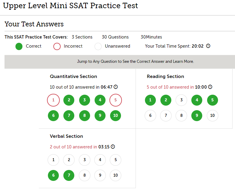 SSATの無料模試を試してみる｜海外進学生の親ブログ